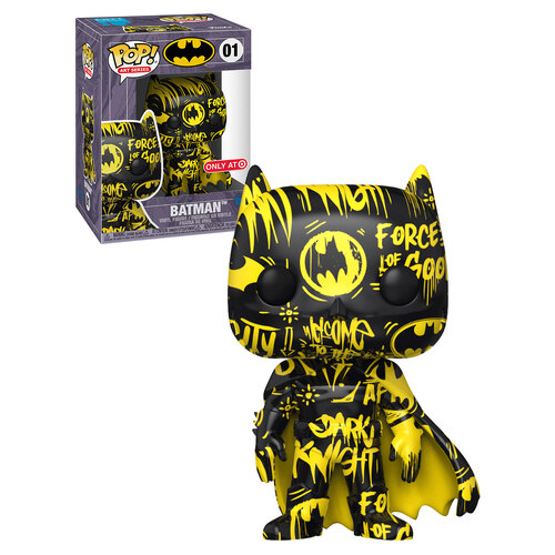 Funko POP! Art Series #01 Batman (Black/Yellow) - Limited Target Exclusive - New, Mint Condition