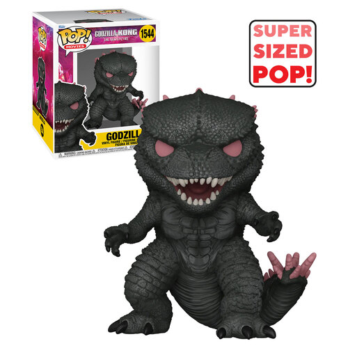 Funko POP! Movies Godzilla x Kong The New Empire #1544 Super-Sized Godzilla - New, Mint Condition
