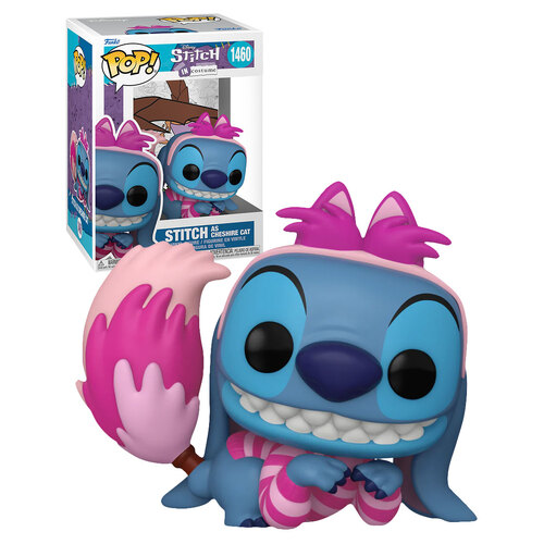 Funko POP! Disney Stitch In Costume #1460 Stitch As Cheshire Cat - New, Mint Condition