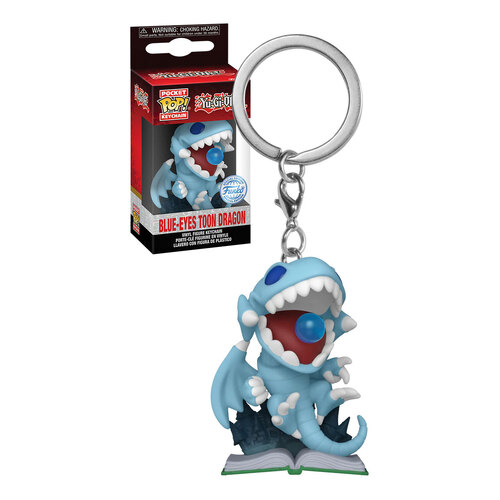 Funko Pocket POP! Keychain Yu-Gi-Oh! #74714 Blue-Eyes Toon Dragon - New, Mint Condition