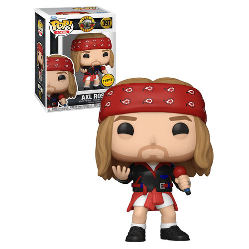 Funko POP! Rocks Guns N' Roses #397 Axl Rose - Limited Chase Edition - New, Mint Condition