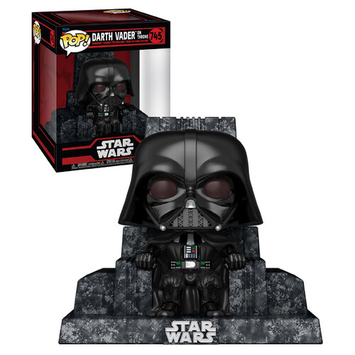 Funko POP! Deluxe Star Wars #745 Darth Vader On Throne - New, Mint Condition