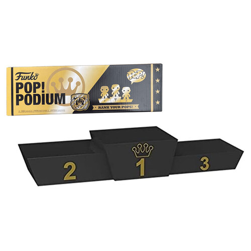 Funko Pop! Podium Figure Display Stand (Black & Gold Limited Edition) - New In Package