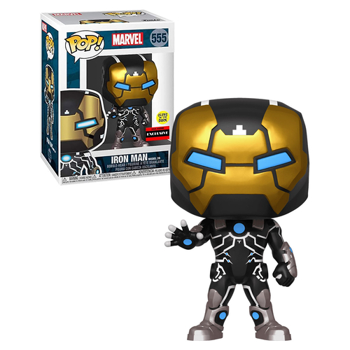 Funko POP! Marvel #555 Iron Man Model 39 (Glows In The Dark) - AAA Anime Exclusive - New, Mint Condition