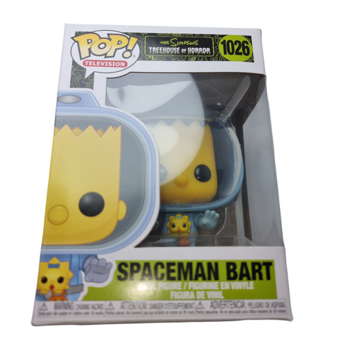 Funko POP! Television The Simpsons #1026 Spaceman Bart - New, But Imperfect
