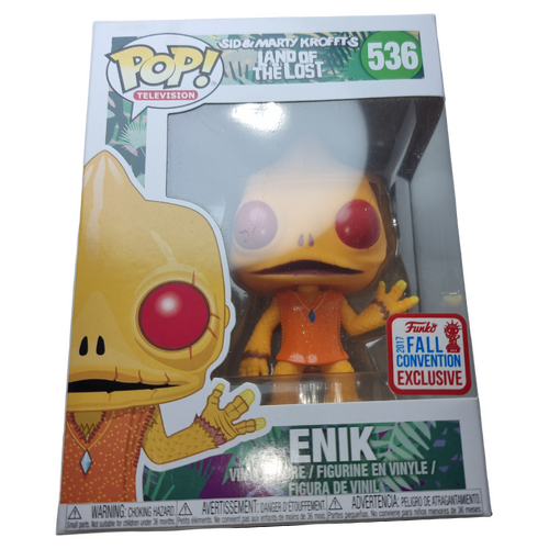 Funko POP! Television Land Of The Lost #536 Enik - Funko 2017 New York Comic Con (NYCC) Limited Edition - New, But Imperfect