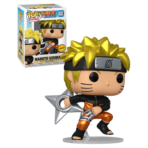 Funko POP! Animation Naruto Shippuden #1843 Naruto Uzumaki - Limited Chase Edition - New, Mint Condition