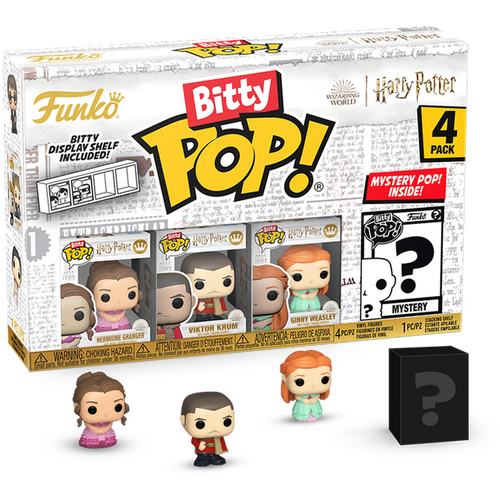 Funko Bitty POP! Harry Potter #83655 Hermione Granger (Yule) 4-Pack - New, Mint Condition