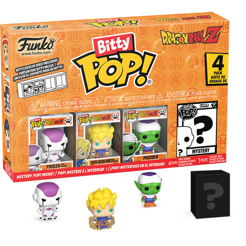 Funko Bitty POP! Dragonball Z #73026 Frieza 4th Form 4-Pack - New, Mint Condition