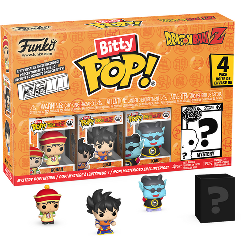 Funko Bitty POP! Dragonball Z #73023 Gohan 4-Pack - New, Mint Condition