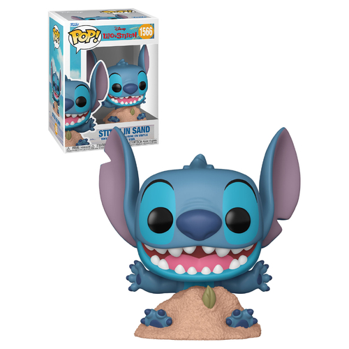 Funko POP! Disney Lilo & Stitch #1566 Stitch In Sand - New, Mint Condition