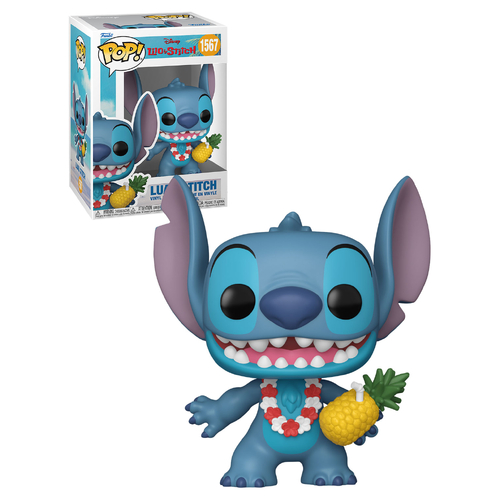 Funko POP! Disney Lilo & Stitch #1567 Luau Stitch - New, Mint Condition
