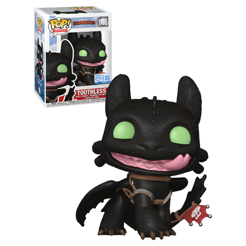 Funko POP! Movies DreamWorks Dragons #1785 Toothless (With Tongue Out) - New, Mint Condition