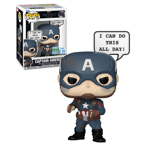Funko POP! Marvel The Infinity Saga #1480 Captain America - 2025 WonderCon (WC25) Limited Edition - New, Mint Condition