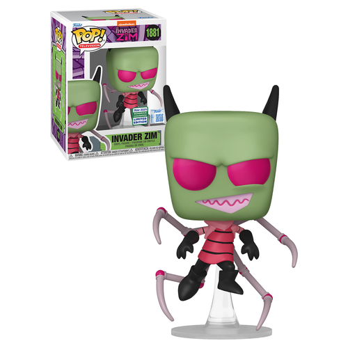 Funko POP! Television Invader Zim #1881 Invader Zim (With Spider Legs) - 2025 WonderCon (WC25) Limited Edition - New, Mint Condition