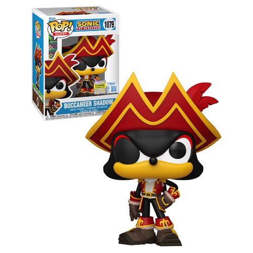 Funko POP! Games Sonic The Hedgehog #1079 Buccaneer Shadow - 2025 San Diego Comic Con Limited Edition - New, Mint Condi