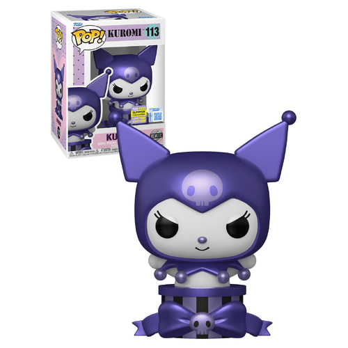 Funko POP! Sanrio #113 Kuromi (Purple Metallic) - 2025 San Diego Comic Con (SDCC) Limited Edition - New, Mint Condition