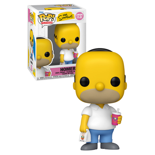Funko POP! Television The Simpsons #1737 Homer (Krusty Burger) - New, Mint Condition