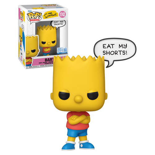 Funko POP! Television The Simpsons #1742 Bart (Eat My Shorts!) - New, Mint Condition