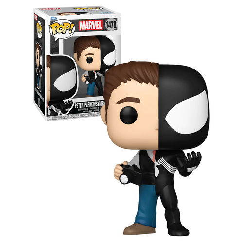 Funko POP! Marvel Comics #1478 Split Peter Parker/Symbiote Suit - New, Mint Condition