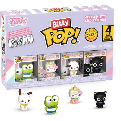 Funko Bitty POP! Sanrio Hello Kitty And Friends Keroppi 4-Pack - New, Mint Condition