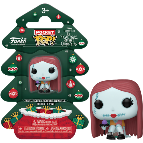 Funko Pocket POP! The Nightmare Before Christmas #86095 Sally Sewing (Holiday Tree) - New, Mint Condition
