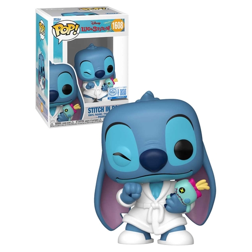Funko POP! Disney Lilo & Stitch #1608 Stitch In Robe - New, Mint Condition