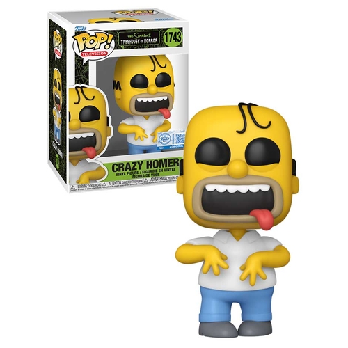 Funko POP! Television The Simpsons Treehouse Of Horror #1743 Crazy Homer - New, Mint Condition