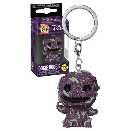 Funko Pocket POP! Keychain The Nightmare Before Christmas #88186 Oogie Boogie (Glow In The Dark) - New, Mint Condition