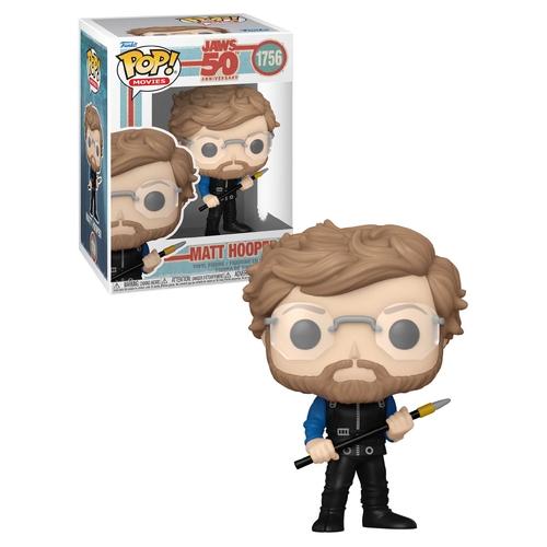 Funko POP! Movies Jaws 50th Anniversary #1756 Matt Hooper - New, Mint Condition