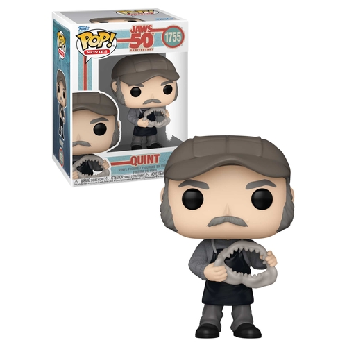 Funko POP! Movies Jaws 50th Anniversary #1755 Quint - New, Mint Condition