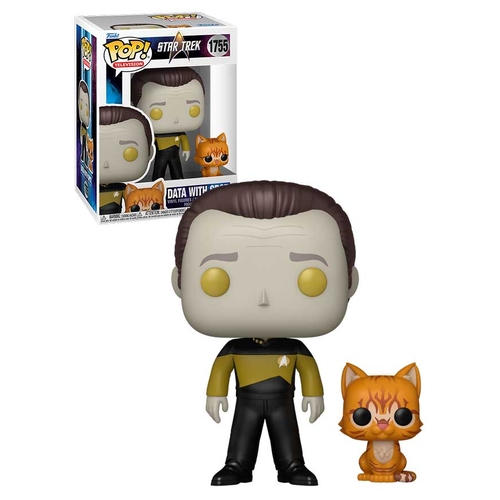 Funko POP! Television Star Trek #1755 Data With Spot - New, Mint Condition