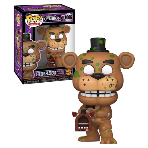 Funko POP! Games Funko Fusion #1096 Freddy Fazbear With Pizza Launcher - Limited Chase Edition - New, Mint Condition