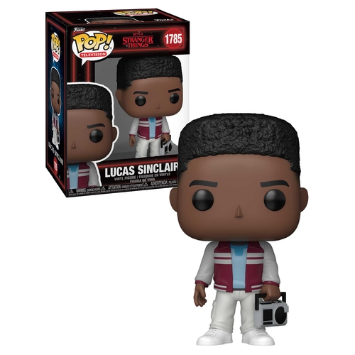 Funko POP! Television Stranger Things #1785 Lucas Sinclair (With Boombox) - New, Mint Condition
