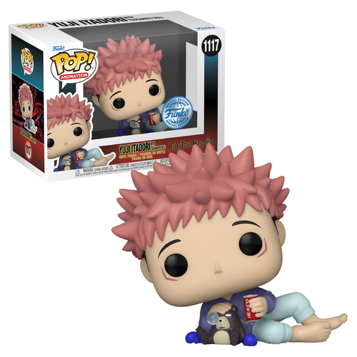 Funko POP! Animation Jujutsu Kaisen #1117 Yuji Itadori With Tsukamoto Doll  - New, Mint Condition