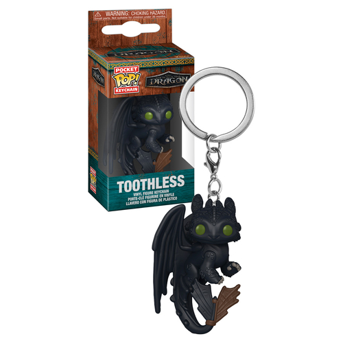 Funko Pocket POP! Keychain How To Train Your Dragon Toothless - New, Mint Condition