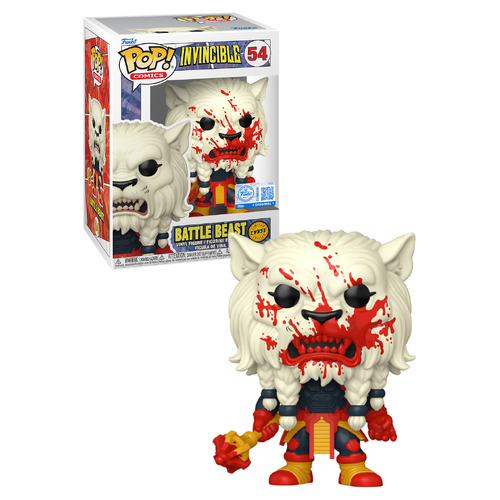 Funko POP! Comics Invincible #54 Battle Beast - Limited Chase Edition - New, Mint Condition