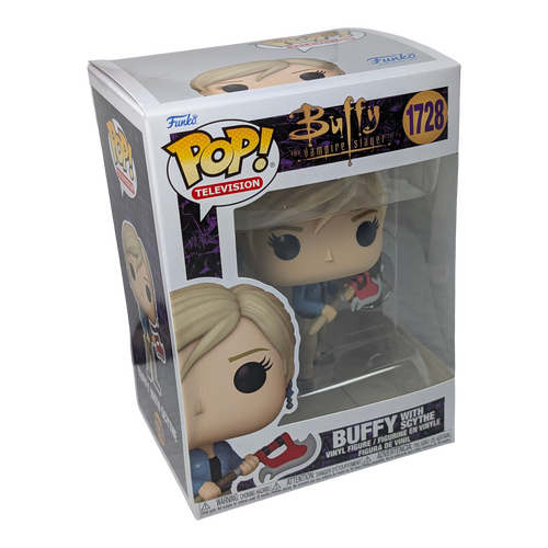Funko POP! Television Buffy The Vampire Slayer #1728 Buffy With Scythe - New, Non-Mint Condition