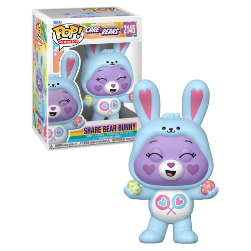 Funko POP! Animation Care Bears #2145 Share Bear Bunny - New, Mint Condition