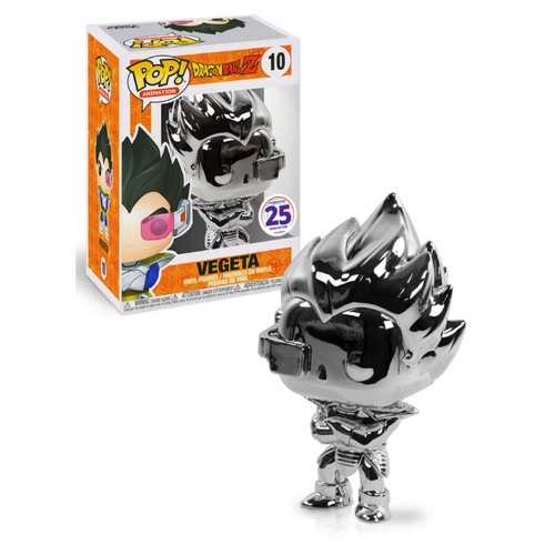 Funko POP! Animation Dragonball Z #10 Vegeta (Chrome) - New, Mint Condition
