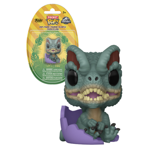 Funko Pocket POP! Keychain Jurassic World Dilophosaurus Hatching - New, Mint Condition
