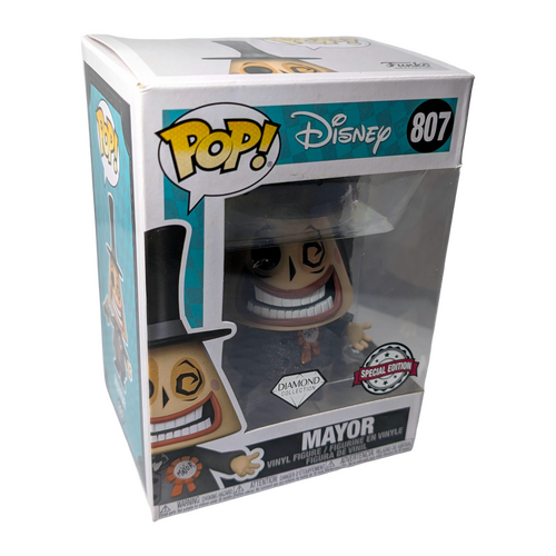 Funko POP! Disney The Nightmare Before Christmas #807 Mayor (Diamond Collection) - New, Non-Mint Condition