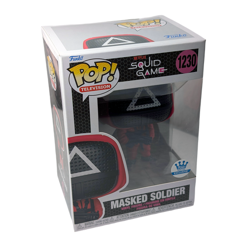 Funko POP! Television Squid Game #1230 Masked Soldier (Triangle) - Funko Shop Exclusive - New, Non-Mint Condition