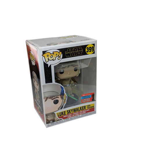 Funko POP! Star Wars #399 Luke Skywalker Jedi Training - New York Comic Con Exclusive - New, Non-Mint Condition