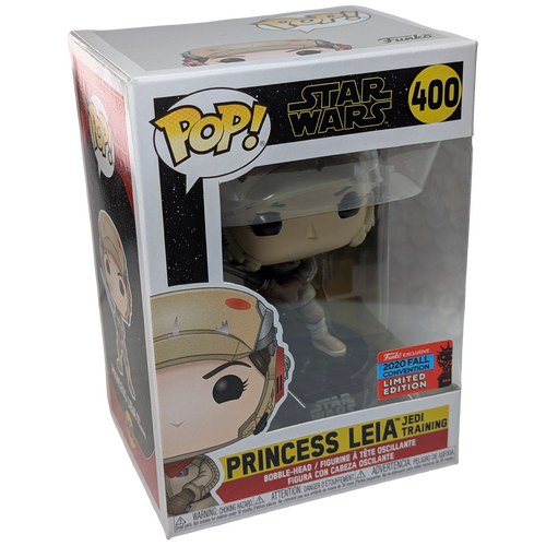 Funko POP! Star Wars #400 Princess Leia Jedi Training - New York Comic Con Exclusive - New, Non-Mint Condition