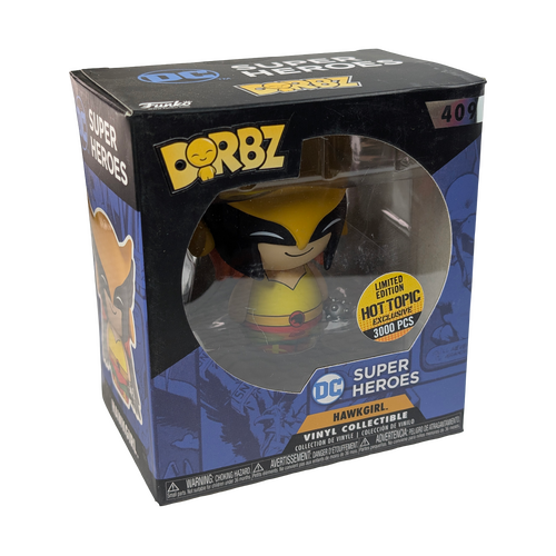 Funko Dorbz DC Super Heroes #409 Hawkgirl (Metallic) - Hot Topic Exclusive - New, Non-Mint Condition
