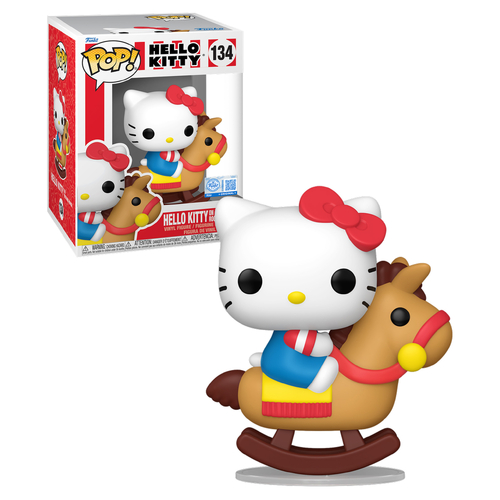 Funko POP! Sanrio #134 Hello Kitty On Rocking Horse - New, Mint Condition