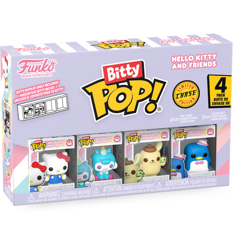 Funko Bitty POP! Sanrio Hello Kitty And Friends Hello Kitty 4 Pack - New, Mint Condition