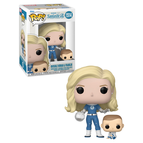 Funko POP! Marvel Fantastic Four: First Steps #1514 Invisible Woman & Franklin - New, Mint Condition