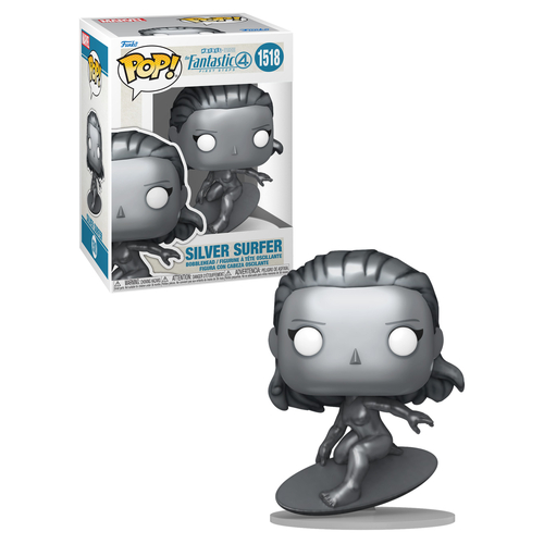 Funko POP! Marvel Fantastic Four: First Steps #1518 Silver Surfer - New, Mint Condition